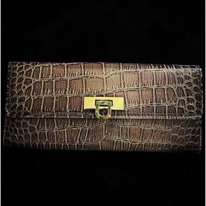 Vegan Faux Snakeskin Wallet